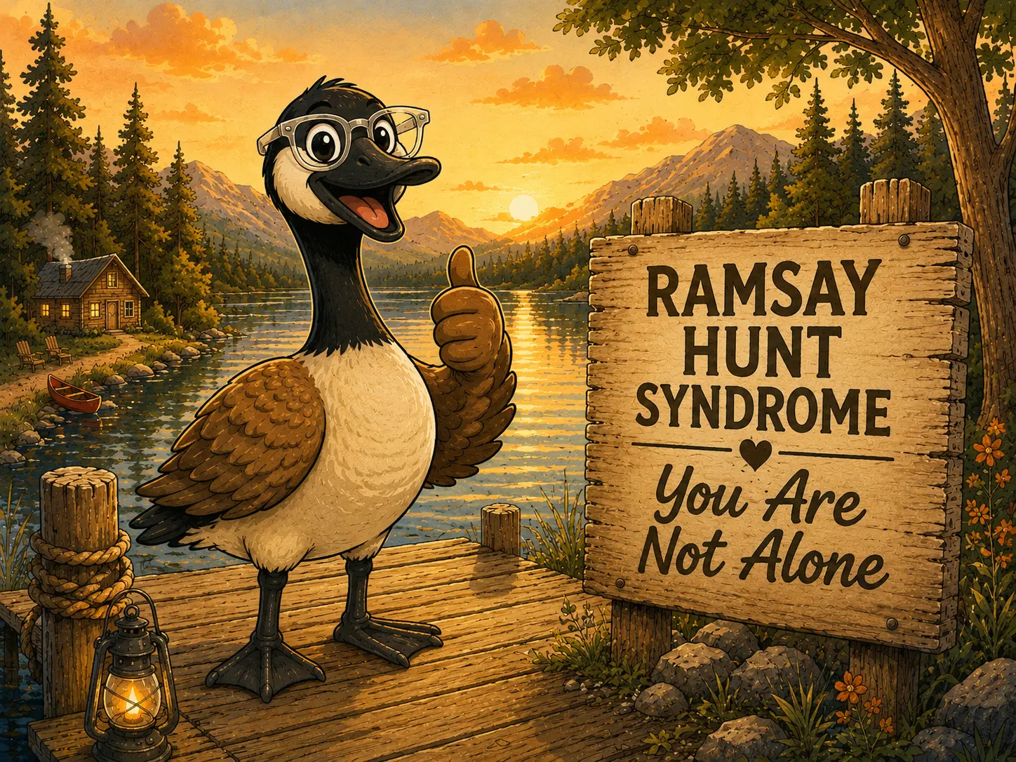 Gilbert, the goose — your field guide through Ramsay Hunt Syndrome